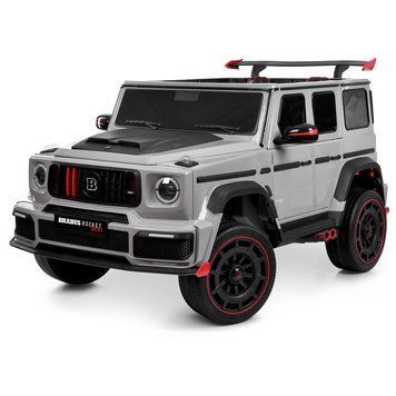 Дитячий двомісний джип Mercedes Brabus сірий