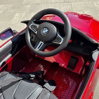Дитячий елктромобіль BMW M4 червоний лак