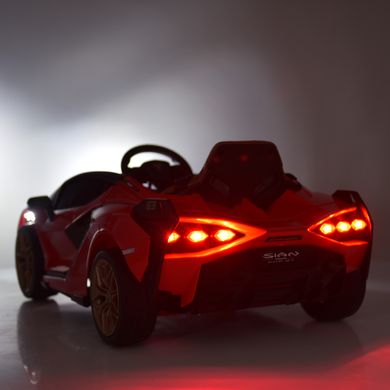 Lamborghini Sian красный