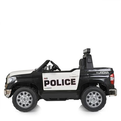 Дитячий двомісный джип Toyota Tundra POLICE 24V/XL-size чорний