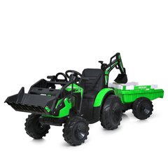 Трактор з причепом 4847 зелений