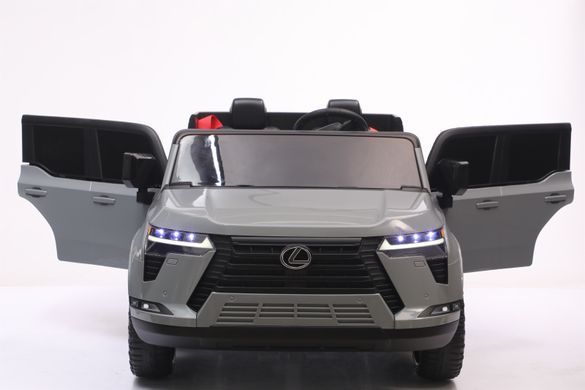 Дитячий електромобіль двомісний Lexus GX550 2027 Premium сірий