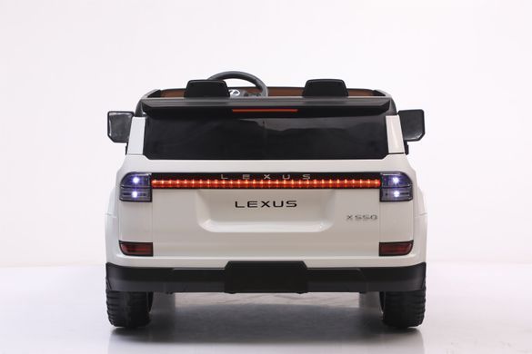 Дитячий електромобіль двомісний Lexus GX550 2027 Premium білий