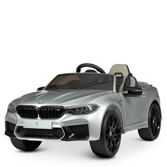Дитячий електро автомобіль BMW M5 срібло лак