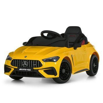 Дитячий електромобыль Mercedes-AMG CLE 63 жовтий