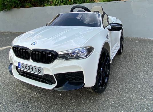 Детский электро автомобиль BMW M5 белый