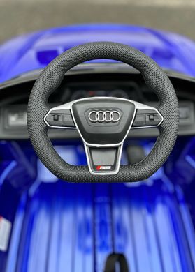 Дитячий електромобіль Audi RS e-tron GT синій лак