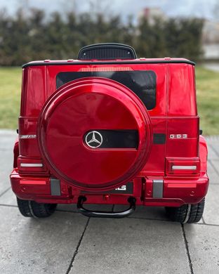 Дитячий електромобіль Mercedes-Benz G63 AMG NEW червоний лак