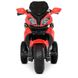 Триколісний мотоцикл Sportmoto з гумовими колесами червоний