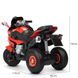 Трёхколёсный мотоцикл Sportmoto с резиновыми колёсами красный