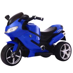 Триколісний мотоцикл Moto S з пультом та EVA колесами синій