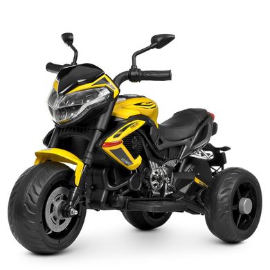 Трехколесный детский мотоцикл Motor DR-Z желтый