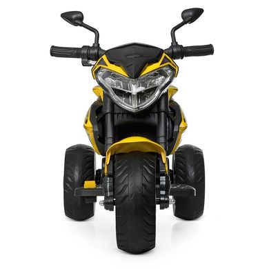 Трехколесный детский мотоцикл Motor DR-Z желтый